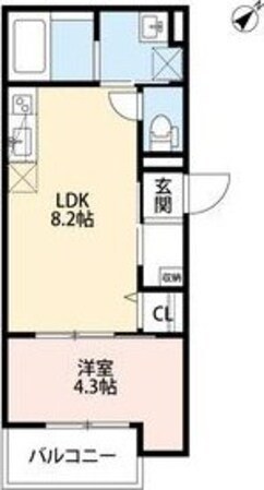 TATERUApartment大道南1丁目の物件間取画像